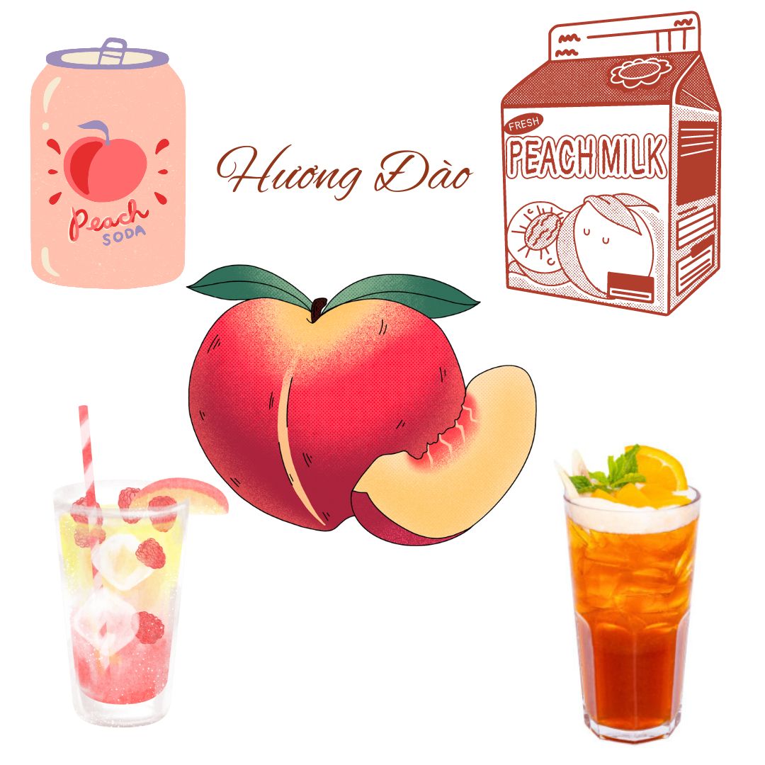 HƯƠNG ĐÀO - HƯƠNG VỊ CẦN CHO THỨC ĂN VÀ NƯỚC UỐNG